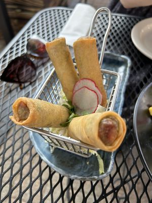 Samosa rolls  at September in Bangkok in New Haven