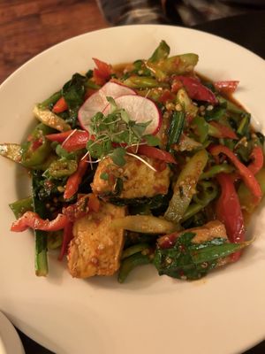 Spicy Chinese broccolii  at September in Bangkok in New Haven