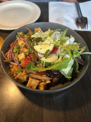 Vegan larb at September in Bangkok in New Haven