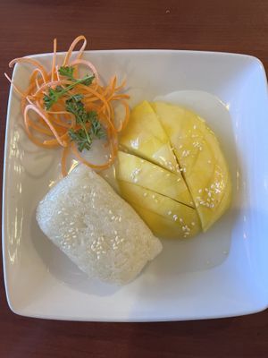 Mango sticky rice!  at Mai Thai in Orange