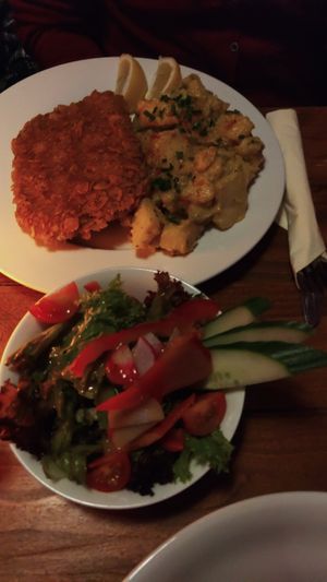 Schnitzel at Zur Alten Fleischerei in Muenster