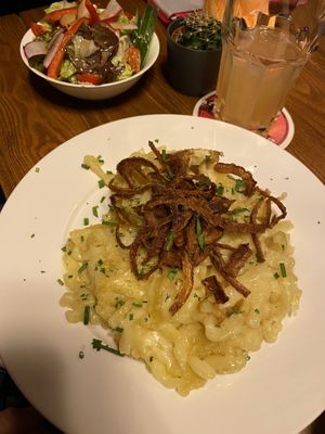 Vegane Käsespätzle  at Zur Alten Fleischerei in Muenster