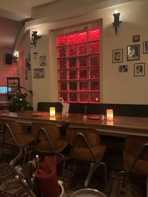 Interior at rear of restaurant   at Zur Alten Fleischerei in Muenster