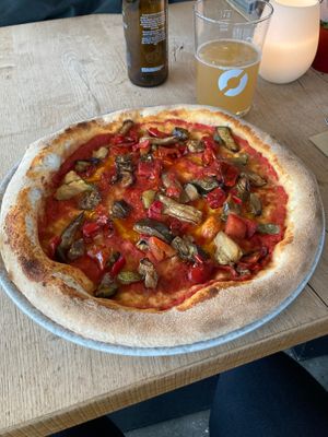 Pizza La Vegana at Torve-Hallen.dk in Soenderborg