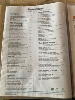 Lunch Menu at Torve-Hallen.dk in Soenderborg