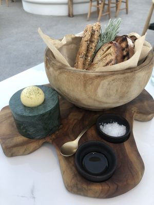 Bread basket   at Esan in Rhodes