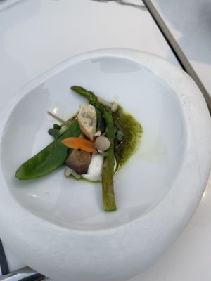 Welcome apetizer  at Esan in Rhodes