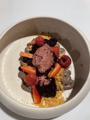 Sorbet  at Esan in Rhodes