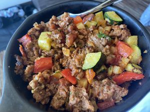 Vegan Hash at M Café in Henderson