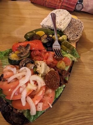 Antipasti starter at Casa Mucca in Krun