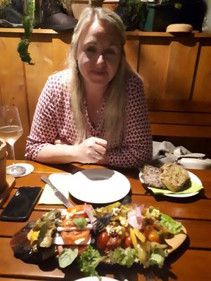 Antipasti at Casa Mucca in Krun