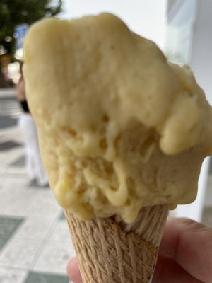Sorry, is partially eaten😉  at La Gelateria da Piero in Nerja