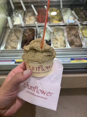 Pistachio   at Gelateria Sunflower in Arezzo