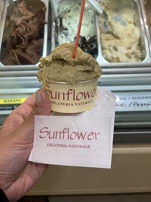   at Gelateria Sunflower in Arezzo