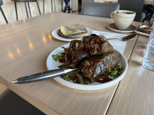 STUFFED POBLANO  at Owamni by The Sioux Chef in Minneapolis