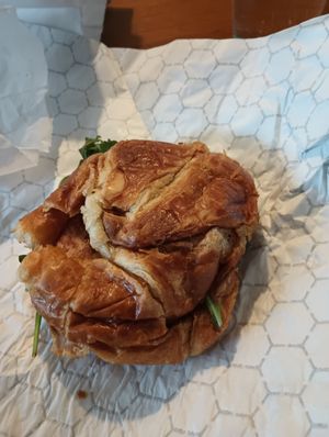 Can sort of recognize a croissant here at Chubby Bunny in Portland