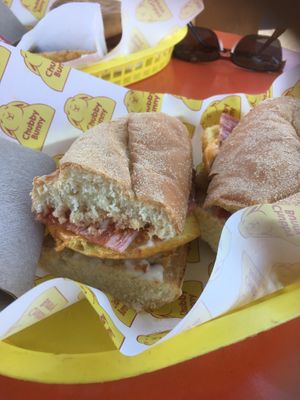 Breakfast hoagie at Chubby Bunny in Portland