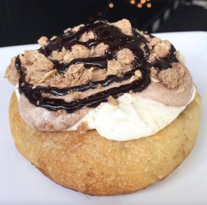 Chocolate Marshmallow Pie! at Cinnaholic in Victoria