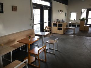 Inside seating at Ugly Duck in Rochester