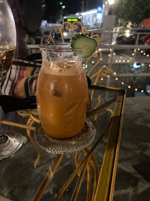 Carrot apple juice  at The Kalymnos Experience Healthy Food Bar in Kalymnos