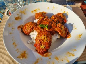 Soutzoukakia - Lentil balls at The Kalymnos Experience Healthy Food Bar in Kalymnos