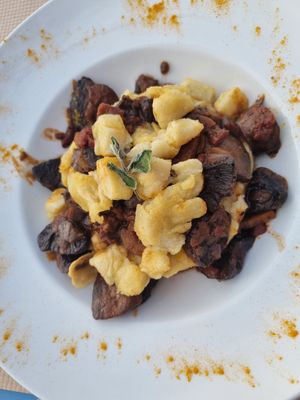 Dish of the day - Mushroom bourguignon at The Kalymnos Experience Healthy Food Bar in Kalymnos