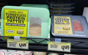 Vegan protein patties  at Trader Joe's in Irvine