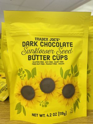 Vegan sunflower butter cups  at Trader Joe's in Irvine