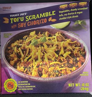 Vegan tofu scramble  at Trader Joe's in Irvine