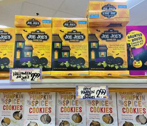 Joe Joe cookies (vegan) at Trader Joe's in Irvine