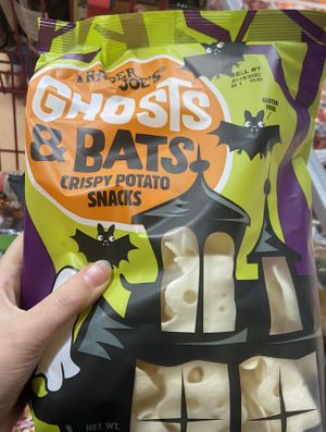Halloween potato snacks (vegan) at Trader Joe's in Irvine