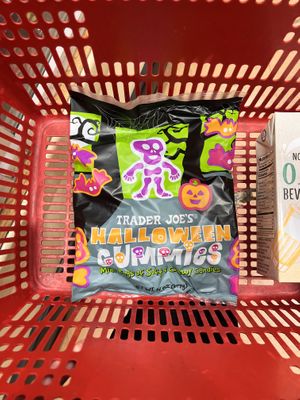 Accidentally vegan Halloween sweets   at Trader Joe's in Irvine