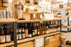 Wine, soft drinks, juices.  at Krämerladen in Wermelskirchen