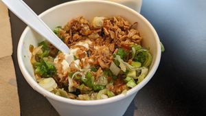 Small savory tofu pudding (without dried shrimp) at Fong On in New York City