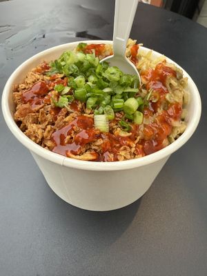 Savory vegan tofu  at Fong On in New York City