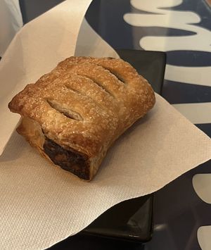 vegan pastry with chocolate filling  at My Land in Alberobello