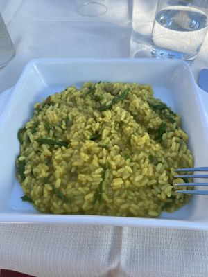 Wild Asparagus Risotto  at Val in Vis