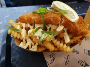 Fish and Chips-Frites at VINCENT - Hauptbahnhof Hamburg in Hamburg