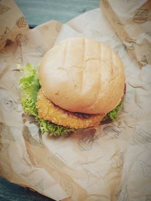 Veganize burger at VINCENT - Hauptbahnhof Hamburg in Hamburg