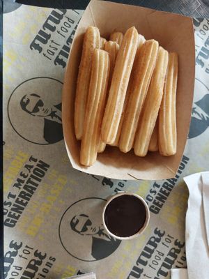 Churros and choco at VINCENT - Hauptbahnhof Hamburg in Hamburg