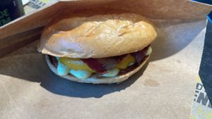 Breakfast sandwich at VINCENT - Hauptbahnhof Hamburg in Hamburg