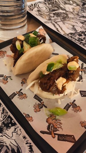 vegan chicka bao buns at The Magic Wingdom in Leamington Spa