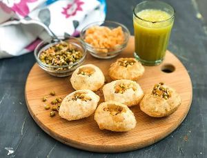 Pani puri (golf appa) at Bombay Kitchen Cairns in Cairns