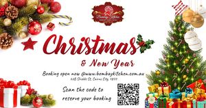 CHRISTMAS & NEW YEAR BOOKING OPEN NOW at Bombay Kitchen Cairns in Cairns