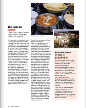 Thanks  at Bombay Kitchen Cairns in Cairns