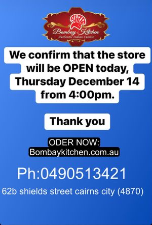   at Bombay Kitchen Cairns in Cairns