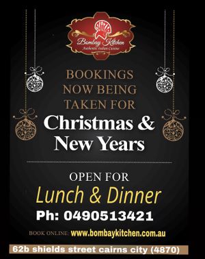 Lunch open now  at Bombay Kitchen Cairns in Cairns