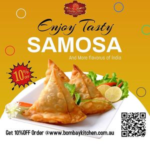 Veg samosa  at Bombay Kitchen Cairns in Cairns