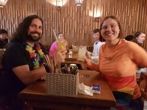 Accompanying a dear friend during the parade at Maison Sen in Cologne