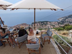 Call ahead and make a reservation for a corner table with a view! at Panorama in Dubrovnik